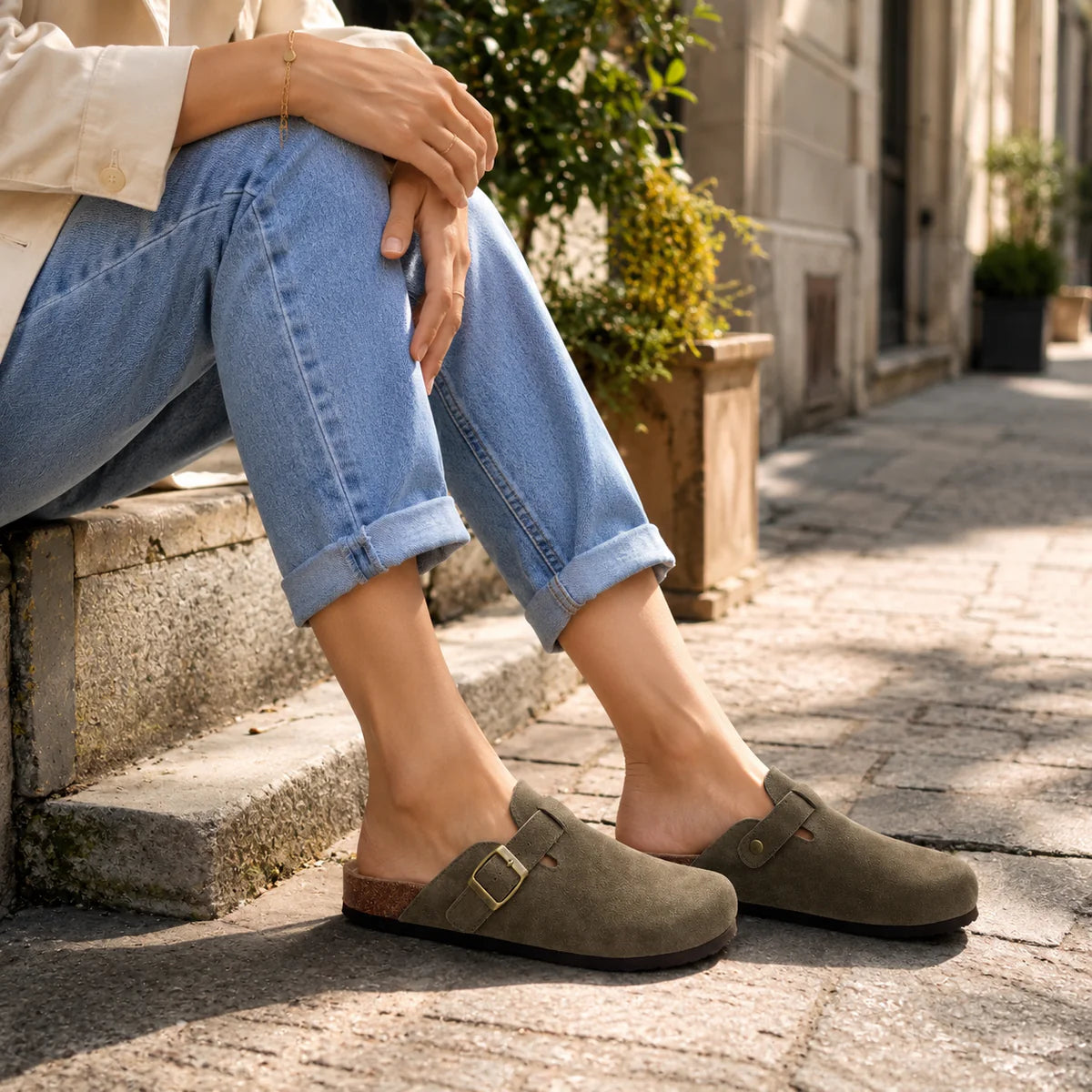 Pantoufles de Sabots Boston Confortables
