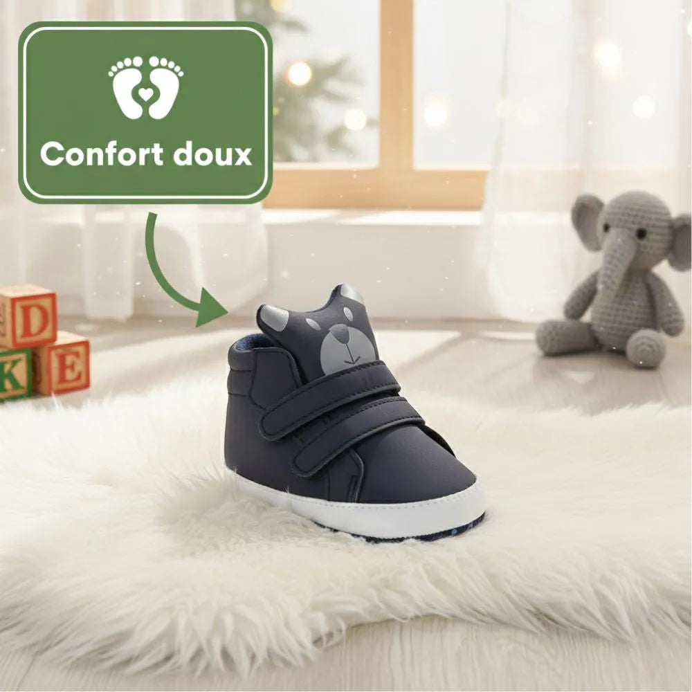 BABYPAW™ – Chaussure bébé premiers pas confortable | Maintien souple & apprentissage naturel