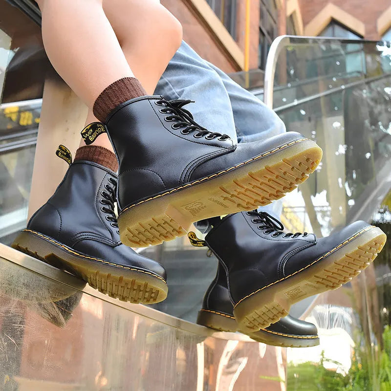 AXELON™ – Botte style Martin orthopédique | Confort optimal & maintien quotidien
