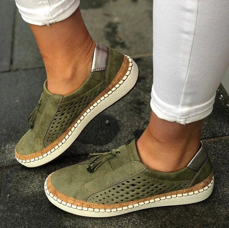 Mocassin Été Femme Ultra Confort Orthopédique Respirant