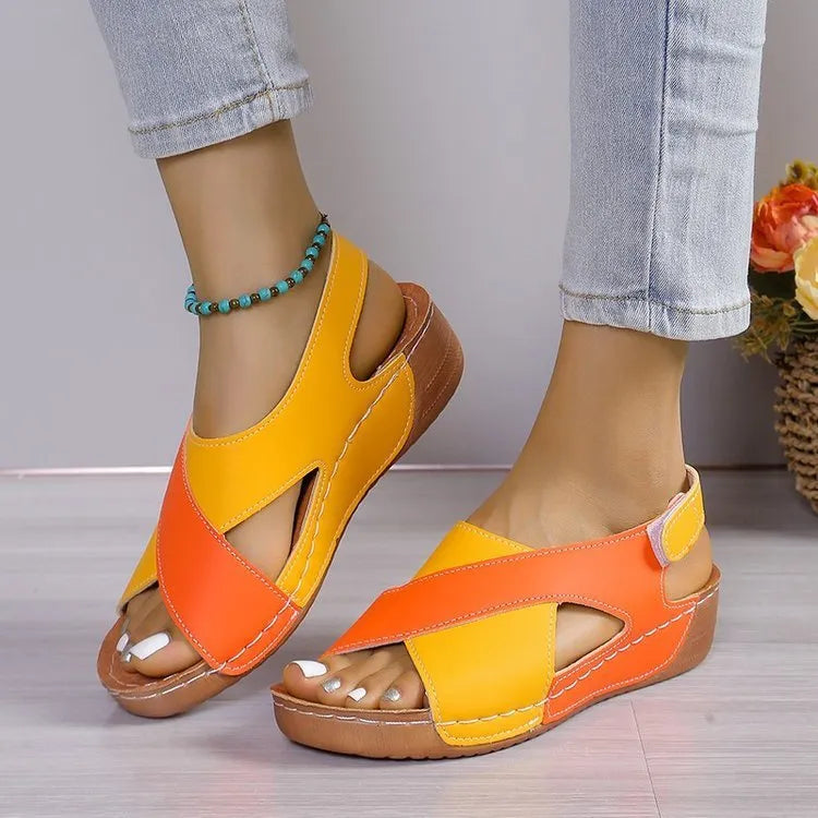 Sandales Orthopédiques Femme Confort Anti-Douleur
