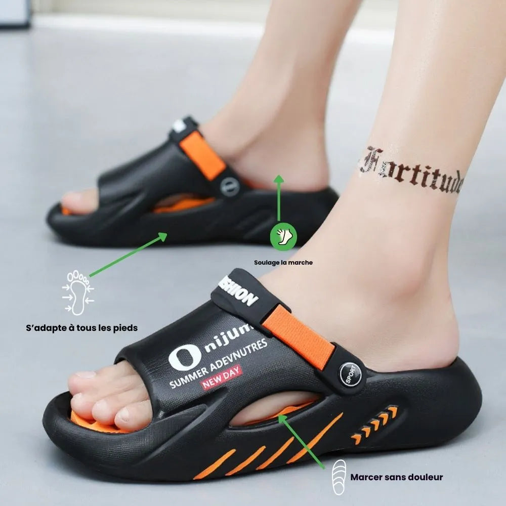 Claquette orthopédique homme confortable – Soutien & légèreté