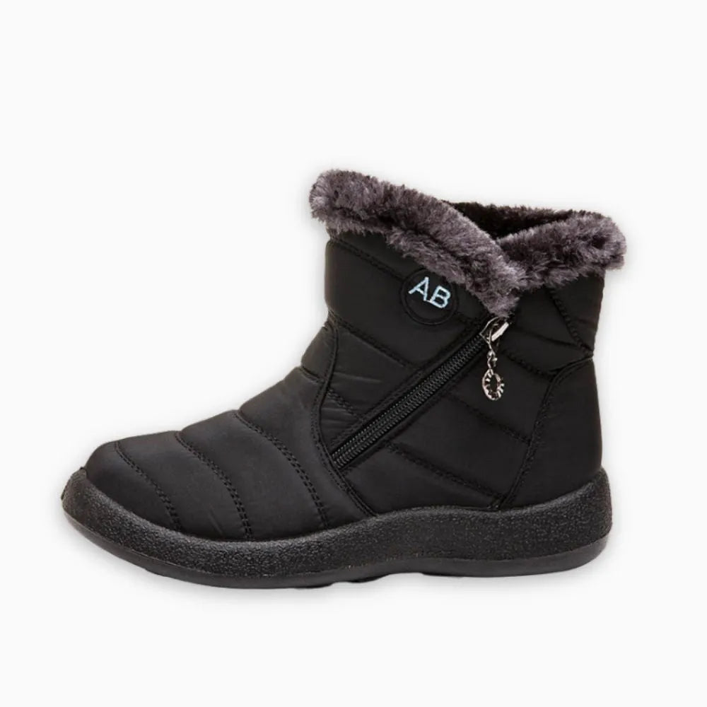 NORDIA™- Bottine fourrée femme – Alliez style et confort irrésistible !