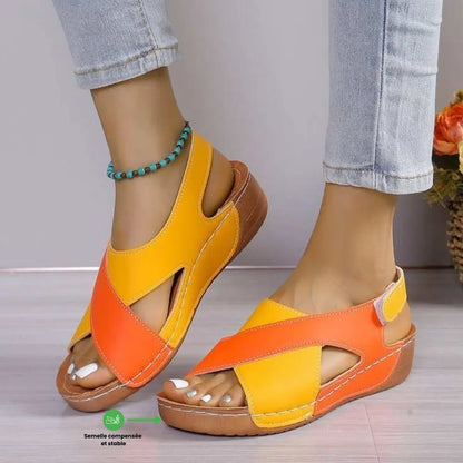 Sandales Orthopédiques Femme Confort Anti-Douleur