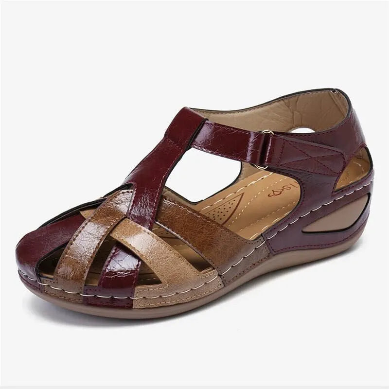 AURELIA™ – Sandales compensées femme confort orthopédique