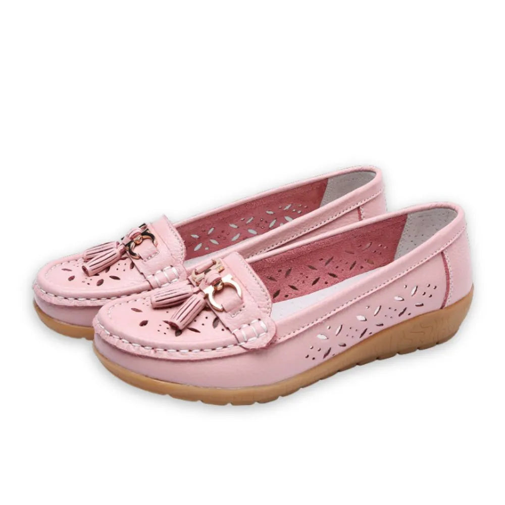 SERELA™ - mocassin femme cuir tres souple - Confort Absolu & Élégance Garantie